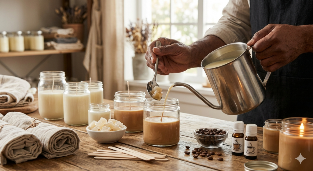 Cómo hacer velas café helado con hielo guía completa para un diseño viral