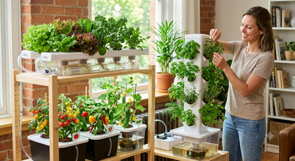 Qué se puede cultivar en hidroponía en casa sin invernadero guía completa
