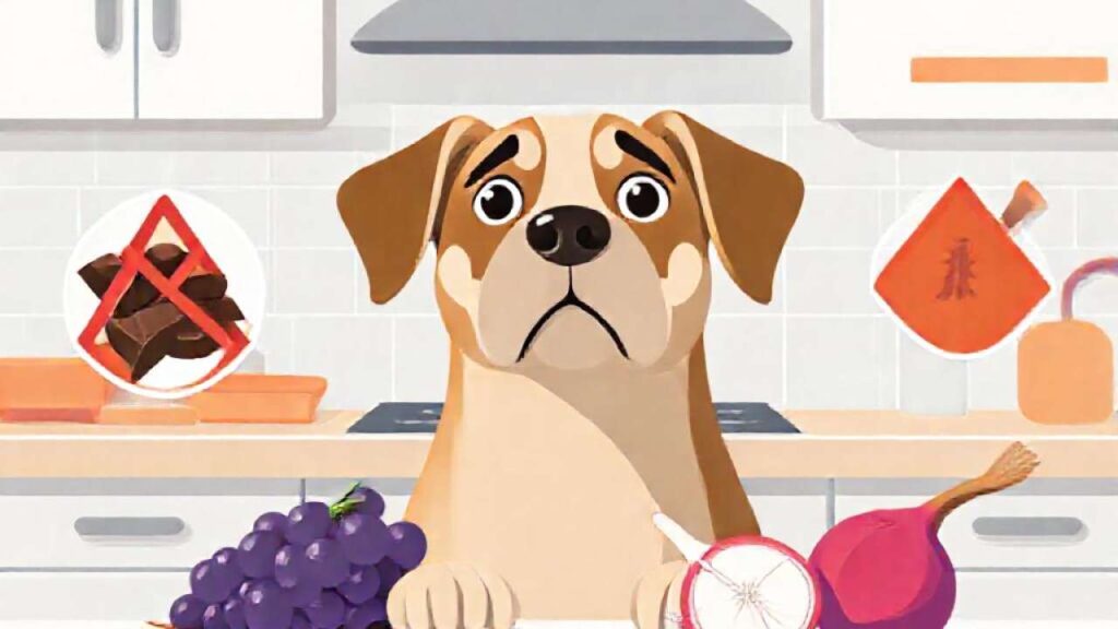 Descubre qué alimentos peligrosos para perros debes evitar: desde uvas y chocolate hasta ajo. ¡Protege su salud hoy mismo!