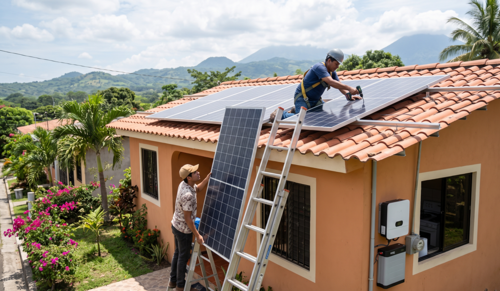 ¿Cuánto cuesta instalar paneles solares en una casa de El Salvador?
