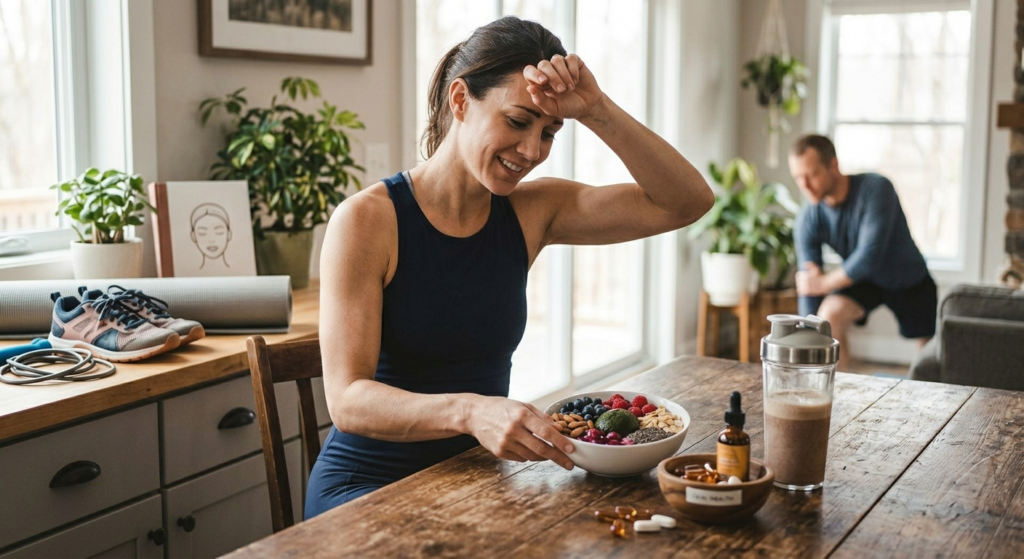 Cómo combinar ejercicio, dieta y suplementos para aumentar la elastina de la piel después de los 30