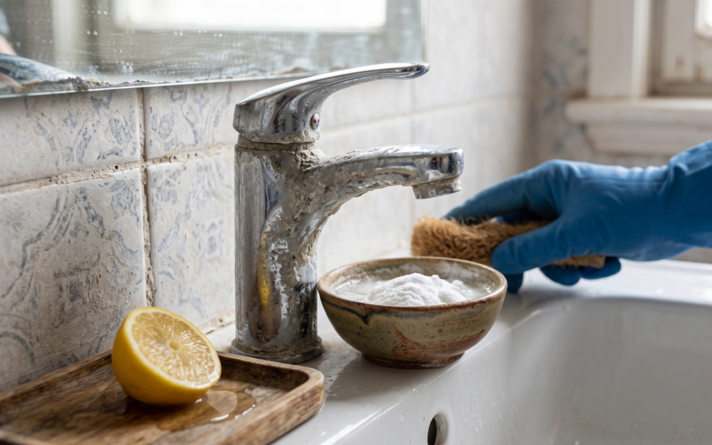Cómo quitar el sarro del baño que ya lleva tiempo sin que uses lejía ni productos fuertes