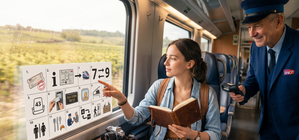 Las 15 frases básicas de francés para viajar en tren por Francia sin usar inglés