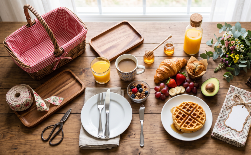 Materiales para desayunos sorpresa en casa: Lista esencial