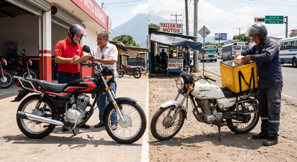 Moto nueva o usada para trabajar en El Salvador