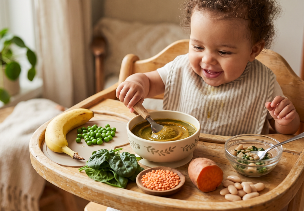 Recetas con hierro para bebés de 6 meses que aún no toleran carne