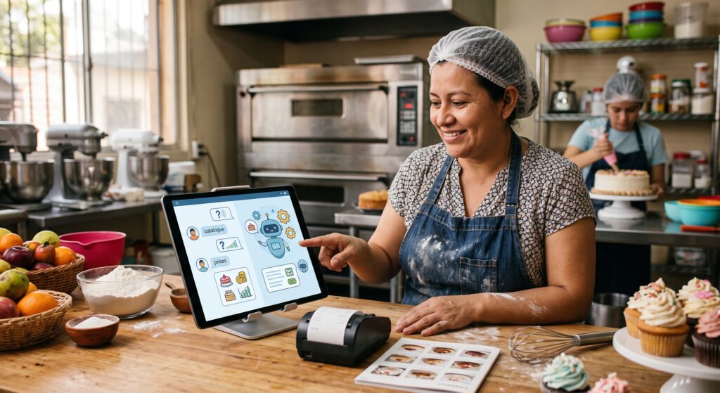 Chatbot para reposterías responde precios y catálogo sin atender el chat a mano