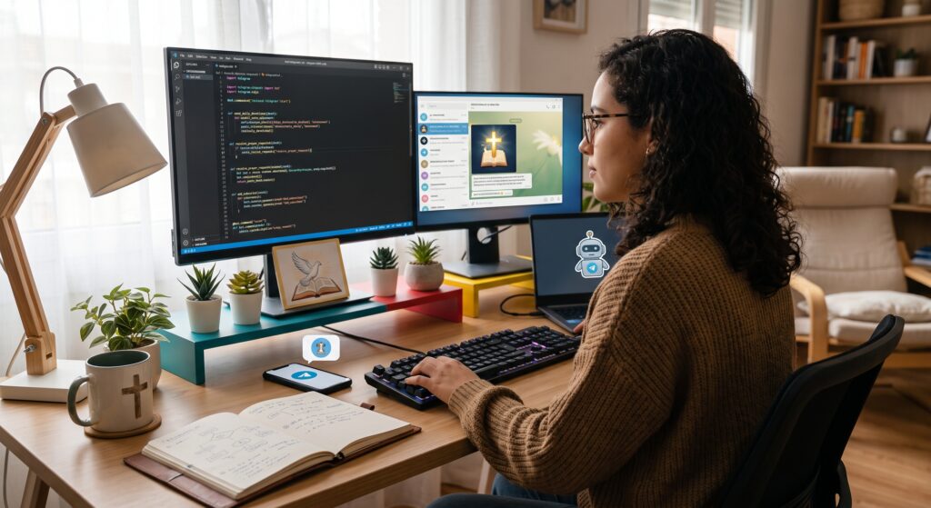 Cómo Crear un Bot de Telegram para Devocionales y Oración